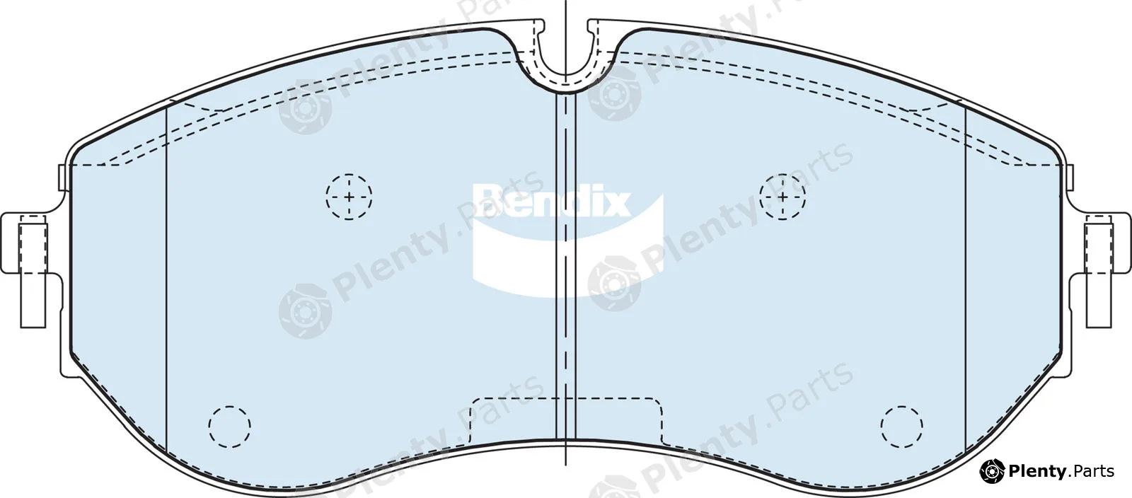 Bendix-Au DB2683HD — Brake Pad Set, disc brake