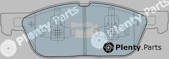 Bendix-Au DB2673GCT — Brake Pad Set, disc brake