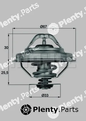 Wilmink Group WG1262729 — Thermostat, coolant