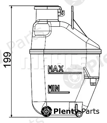 Wilmink Group WG2184431 — Expansion Tank, coolant
