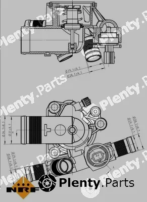 Thermostat, coolant