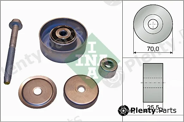 Wilmink Group WG1710120 — Deflection/Guide Pulley, V-ribbed belt