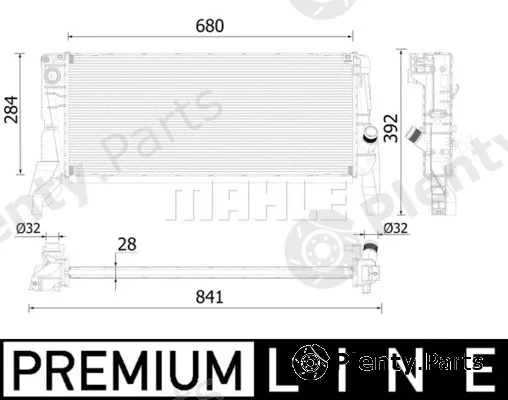 Wilmink Group WG2183273 — Radiator, engine cooling
