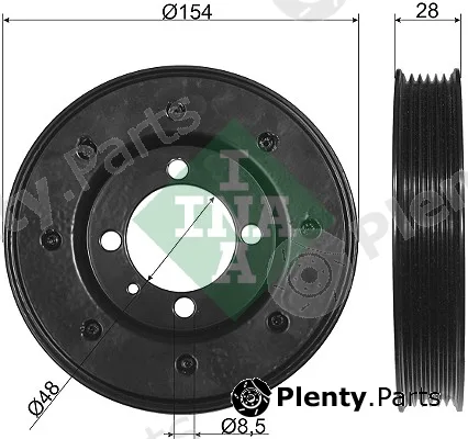 Wilmink Group WG1254396 — Belt Pulley, crankshaft