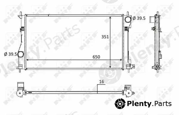 Wilmink Group WG1723468 — Radiator, engine cooling