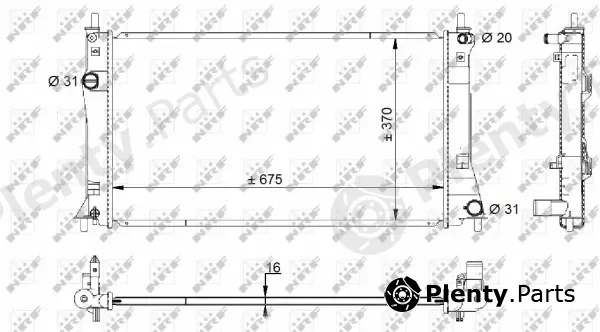 Wilmink Group WG1723667 — Radiator, engine cooling