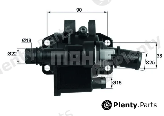 Wilmink Group WG1217533 — Thermostat, coolant