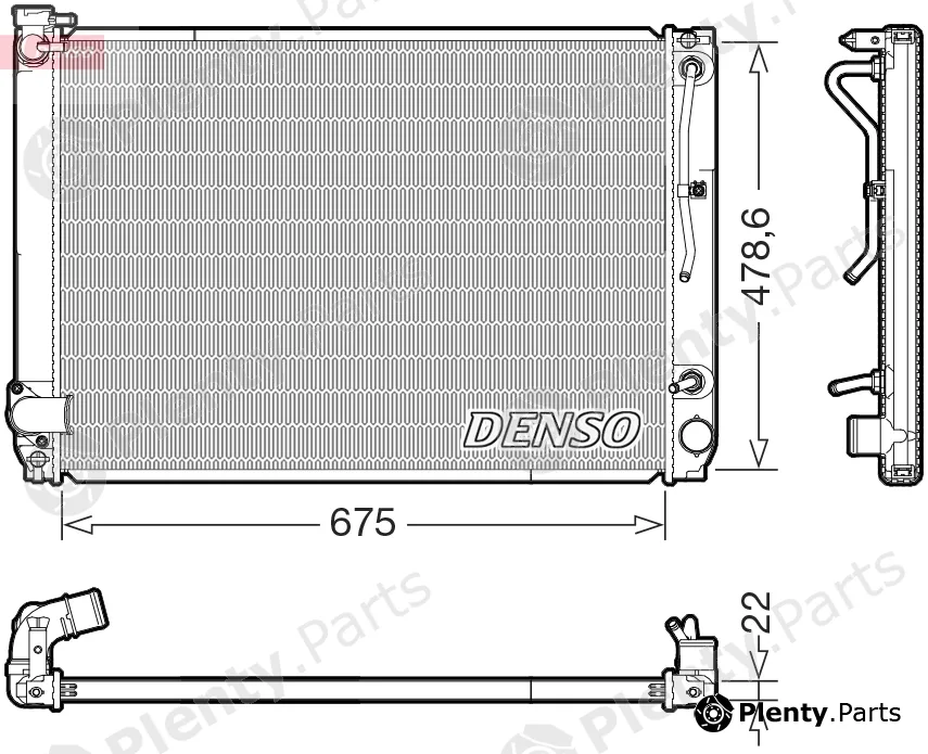Wilmink Group WG2339279 — Radiator, engine cooling