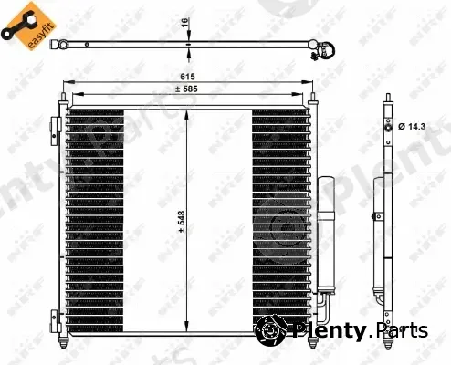 Wilmink Group WG2160595 — Condenser, air conditioning