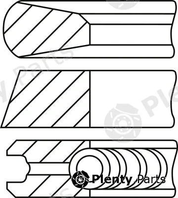 Wilmink Group WG2171355 — Piston Ring Kit