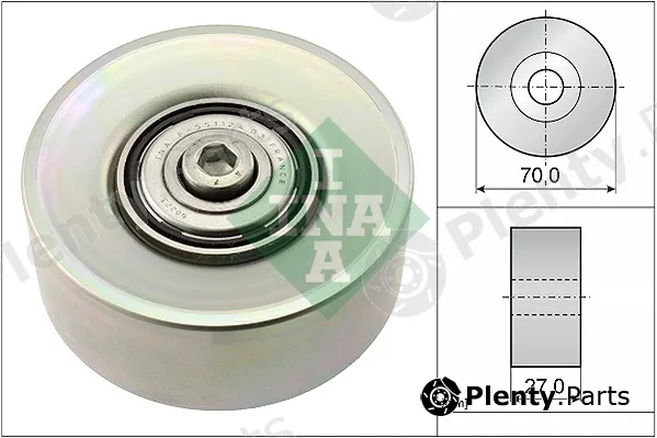 Wilmink Group WG1252943 — Deflection/Guide Pulley, V-ribbed belt