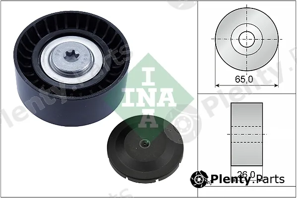 Wilmink Group WG1809866 — Deflection/Guide Pulley, V-ribbed belt