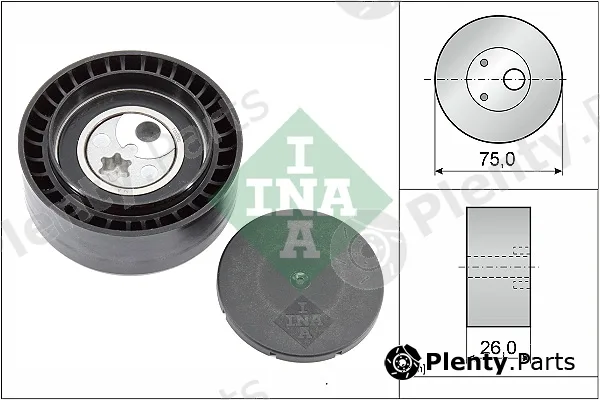Wilmink Group WG1966525 — Tensioner Pulley, V-ribbed belt