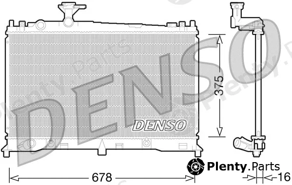 Wilmink Group WG1919662 — Radiator, engine cooling