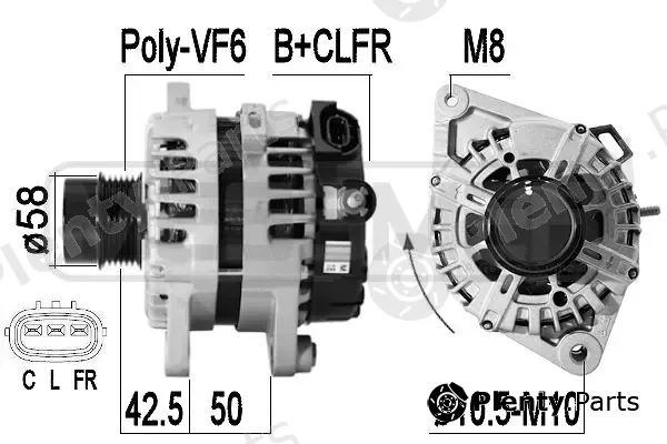 Wilmink Group WG2011279 — Alternator