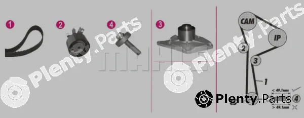 Wilmink Group WG2182121 — Water Pump & Timing Belt Kit