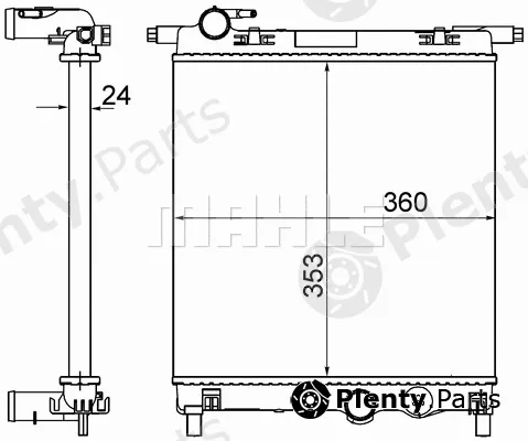 Wilmink Group WG2184039 — Radiator, engine cooling