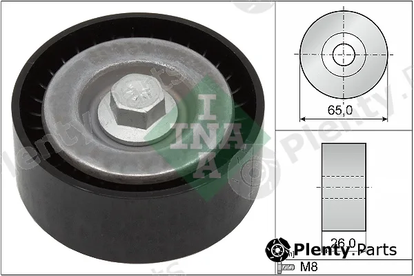 Wilmink Group WG1253110 — Deflection/Guide Pulley, V-ribbed belt
