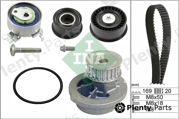 Wilmink Group WG1251224 — Water Pump & Timing Belt Kit