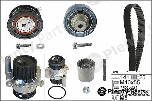 Wilmink Group WG1710032 — Water Pump & Timing Belt Kit