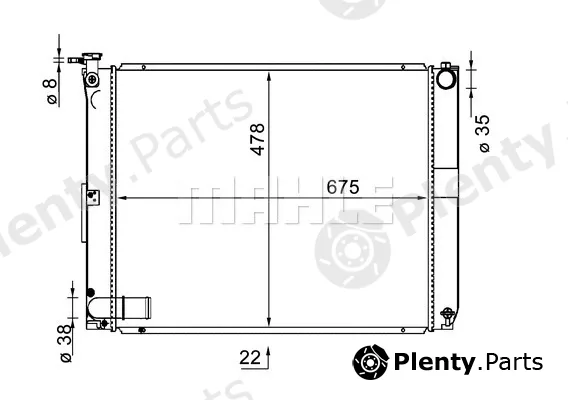 Wilmink Group WG2182764 — Radiator, engine cooling
