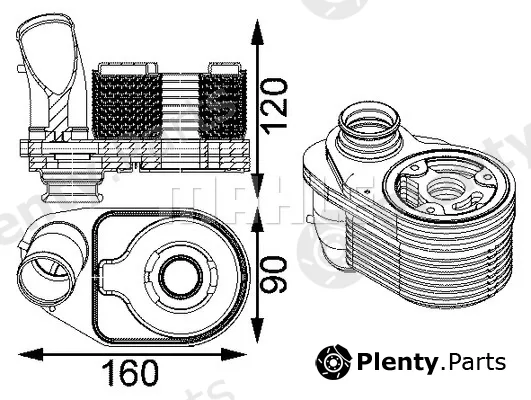 Wilmink Group WG2181153 — Oil Cooler, engine oil