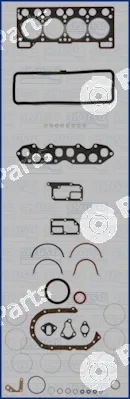 Wilmink Group WG1164483 — Full Gasket Kit, engine
