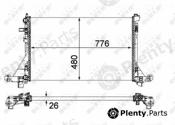 Wilmink Group WG1723433 — Radiator, engine cooling