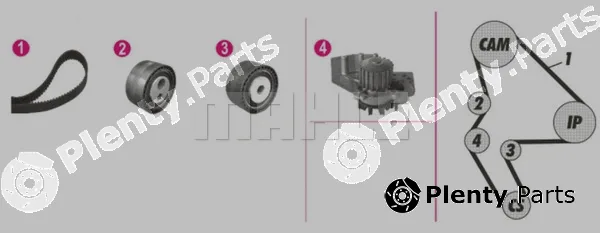 Wilmink Group WG2182211 — Water Pump & Timing Belt Kit