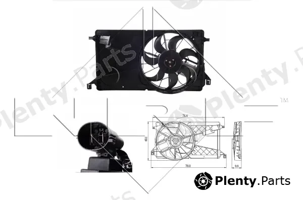 Wilmink Group WG1720261 — Fan, engine cooling