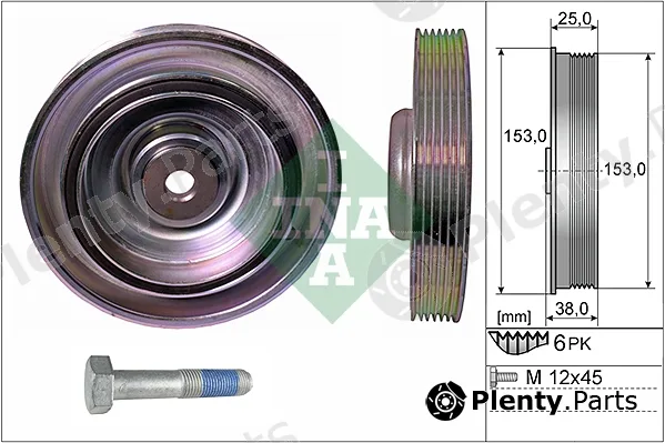 Wilmink Group WG1781156 — Belt Pulley Set, crankshaft