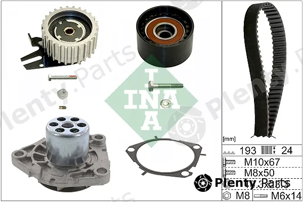 Wilmink Group WG1251985 — Water Pump & Timing Belt Kit