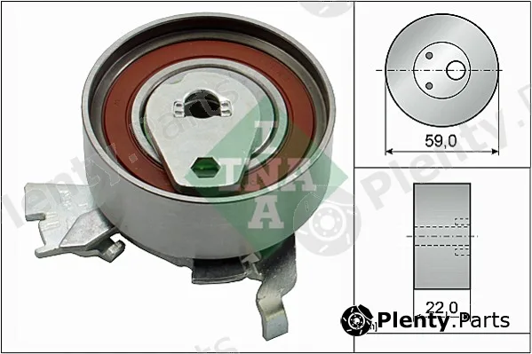 Wilmink Group WG1252264 — Tensioner Pulley, timing belt