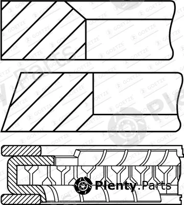 Wilmink Group WG2294329 — Piston Ring Kit