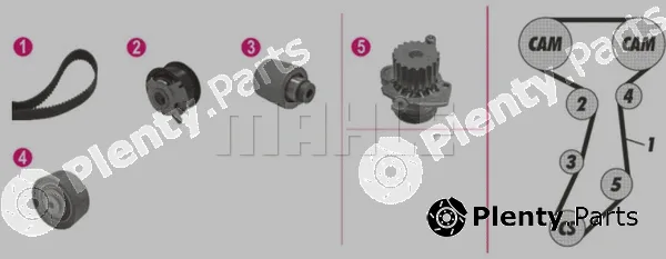 Wilmink Group WG2182114 — Water Pump & Timing Belt Kit