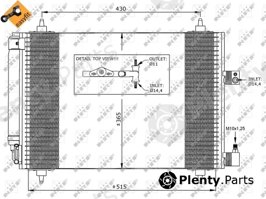 Wilmink Group WG2161055 — Condenser, air conditioning
