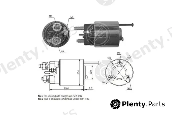 Wilmink Group WG1776621 — Solenoid Switch, starter