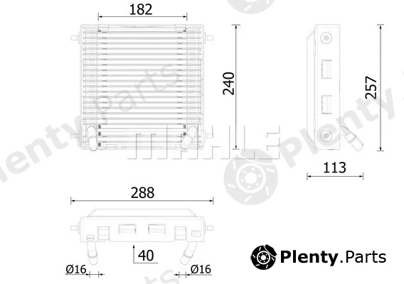 Wilmink Group WG2181203 — Oil Cooler, engine oil
