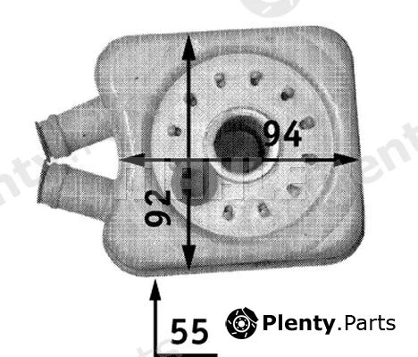 Wilmink Group WG2181224 — Oil Cooler, engine oil