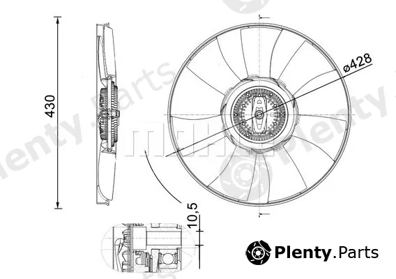 Wilmink Group WG2180871 — Fan, engine cooling