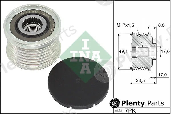 Wilmink Group WG2042904 — Alternator Freewheel Clutch