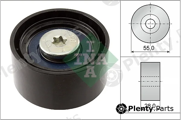 Wilmink Group WG1253066 — Deflection/Guide Pulley, V-ribbed belt
