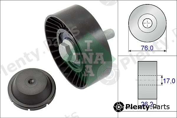 Wilmink Group WG1253118 — Deflection/Guide Pulley, V-ribbed belt