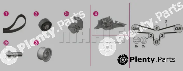Wilmink Group WG2182105 — Water Pump & Timing Belt Kit
