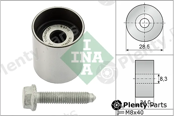 Wilmink Group WG1252801 — Deflection/Guide Pulley, timing belt