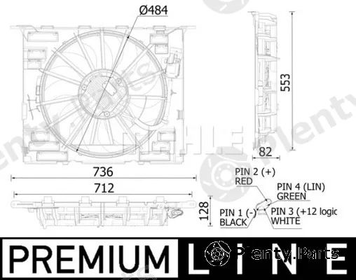 Wilmink Group WG2180887 — Fan, engine cooling
