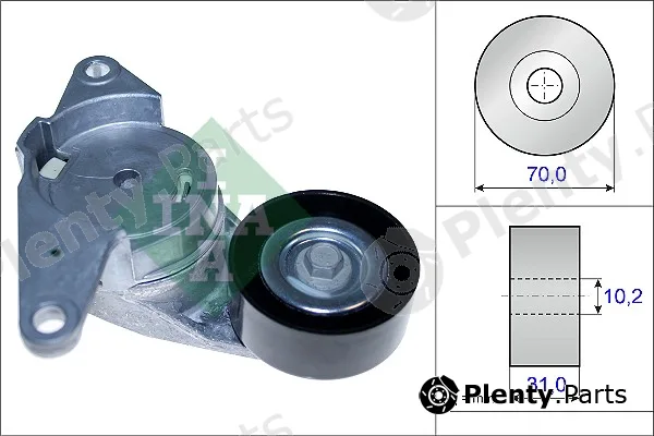 Wilmink Group WG1253554 — Belt Tensioner, V-ribbed belt