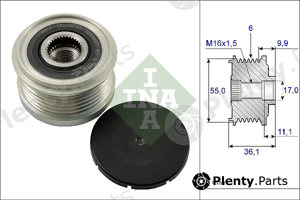 Wilmink Group WG1253679 — Alternator Freewheel Clutch