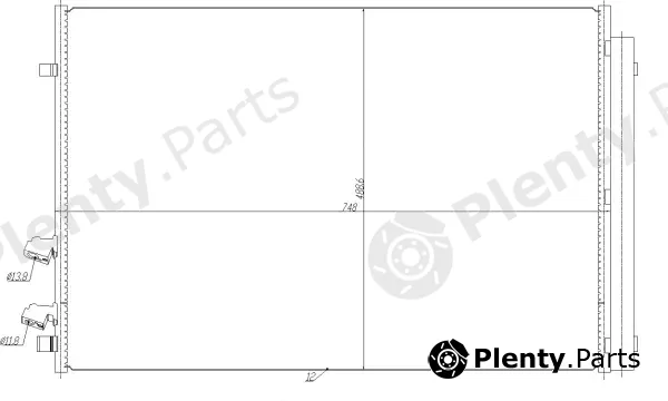 Wilmink Group WG2160733 — Condenser, air conditioning