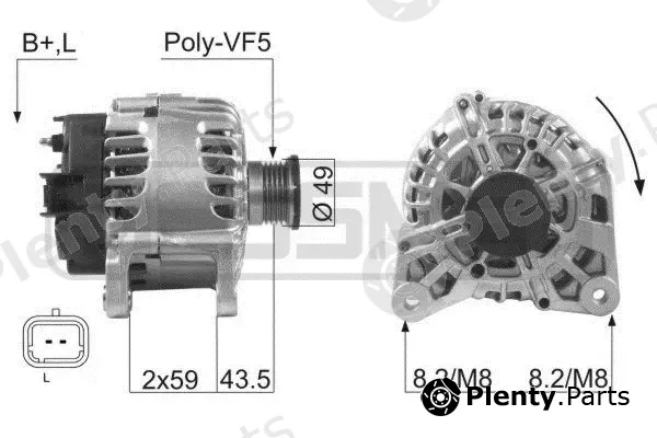 Wilmink Group WG2011584 — Alternator